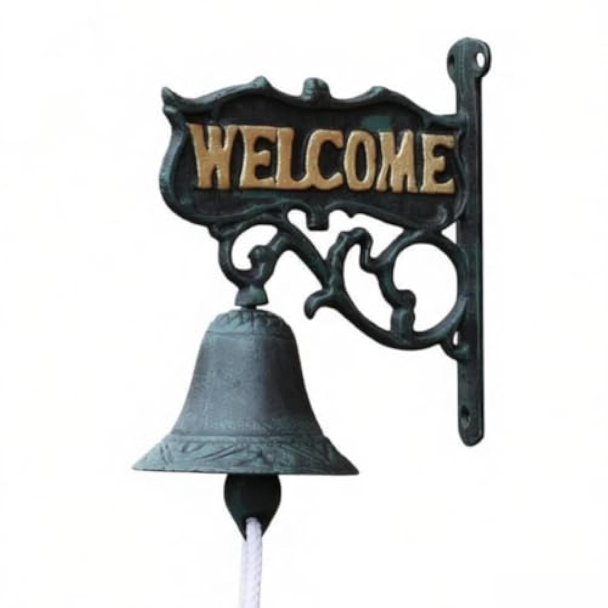 Decorative Cast Iron Chicken Bell Wall Mounted Chime